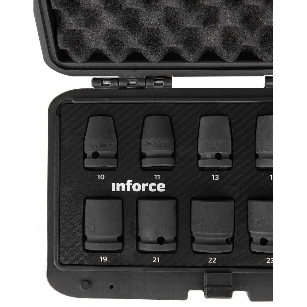 Набор торцевых ударных головок Inforce (1/2"; 10-24 мм) 11-01-261 — фото 7