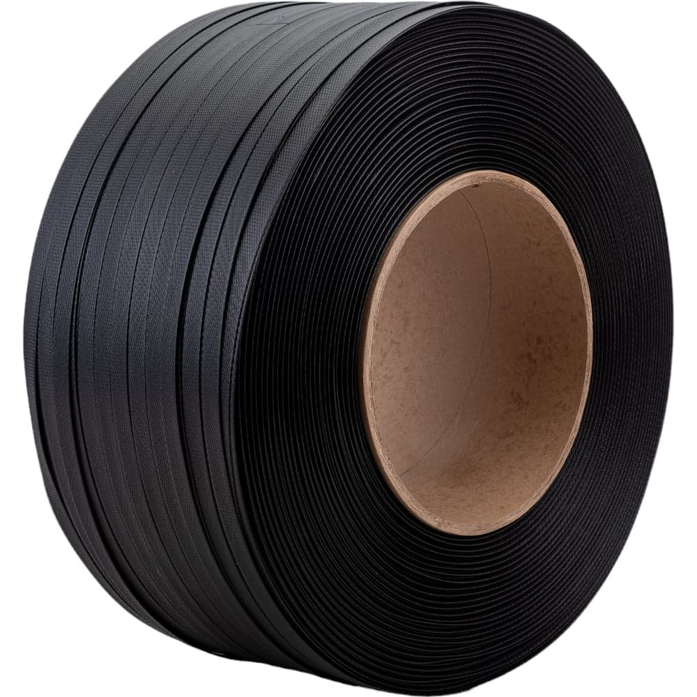 Стреппинг лента ПП Gigant 15x1х1,2 км, 300 кгс, черная GSTB-15-10-12 — фото 3