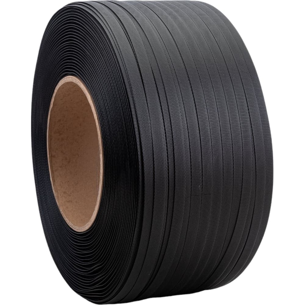 Стреппинг лента ПП Gigant 15x1х1,2 км, 300 кгс, черная GSTB-15-10-12 — фото 5