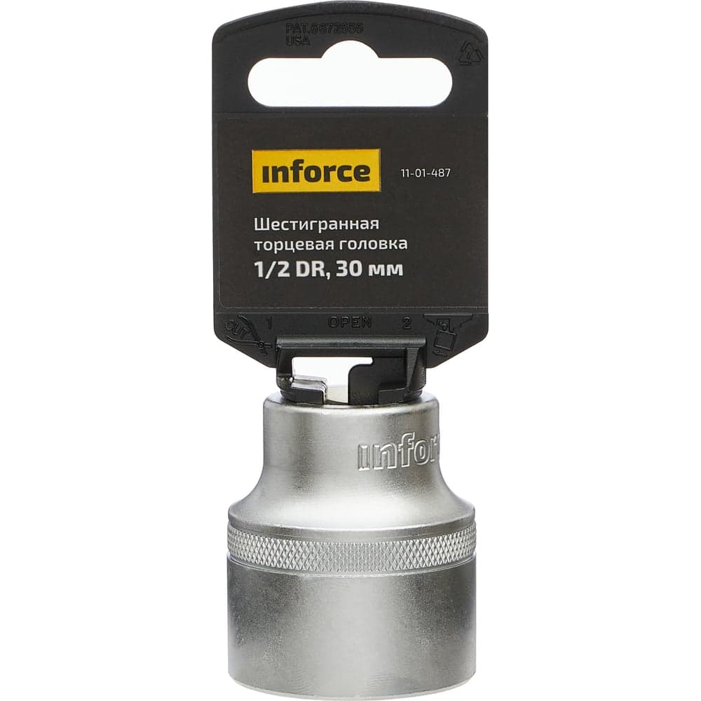 Головка торцевая шестигранная (30 мм; 1/2DR) Inforce 11-01-487 — фото 2