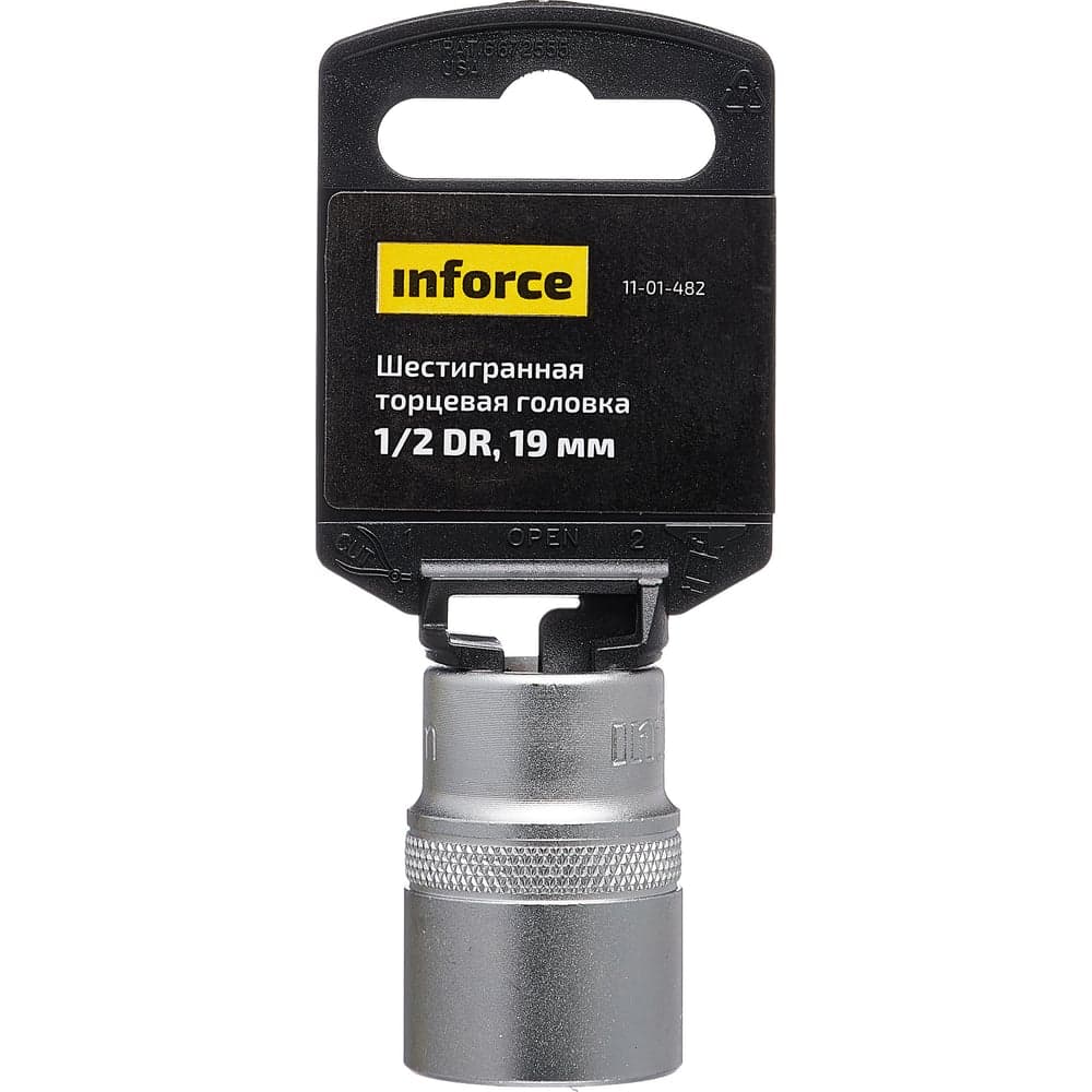 Головка торцевая шестигранная (19 мм; 1/2DR) Inforce 11-01-482 — фото 2