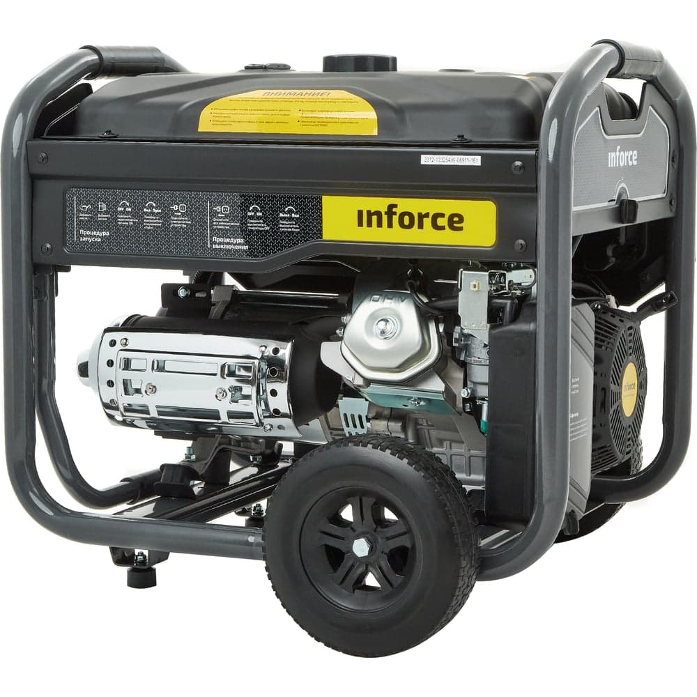 Бензиновый генератор (7,5 кВт; эл.стартер; ATS, колёса и ручки) Inforce GL 7500 04-03-17 — фото 8