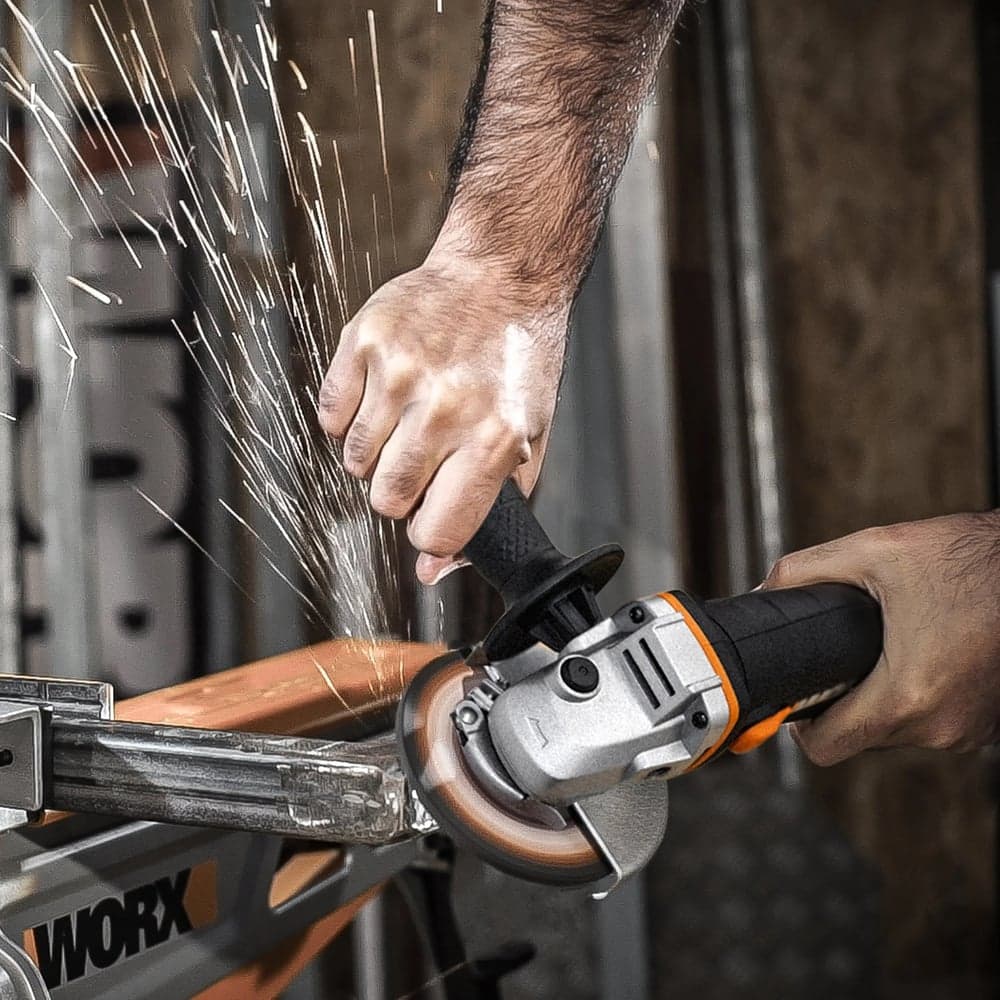 Аккумуляторная угловая шлифмашина WORX кейс WX800 — фото 12