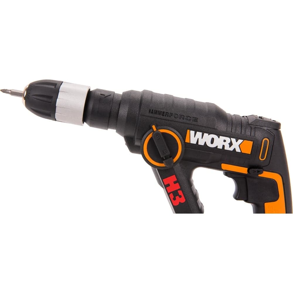Перфоратор аккумуляторный WORX H3 WX390.9, 20В, без АКБ и ЗУ — фото 8