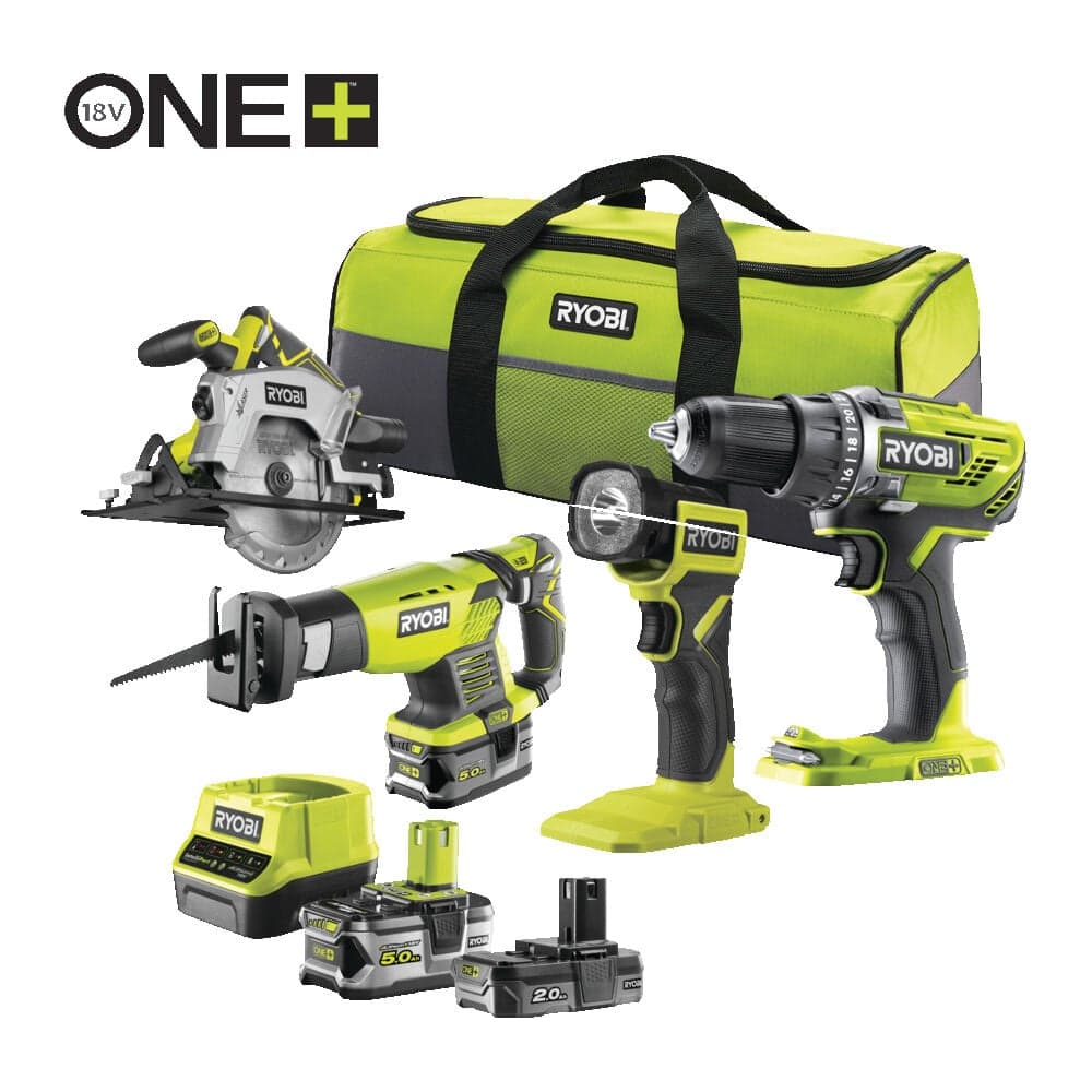 Набор из 4 инструментов Ryobi RCK184-252S 18В 5133005692 — фото 2
