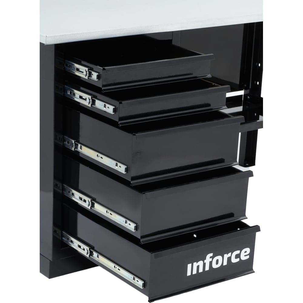 Верстак с драйвером Inforce 1600х686х845 LW-2 допустимая нагрузка на стол 1000кг, 05-01-006 — фото 6