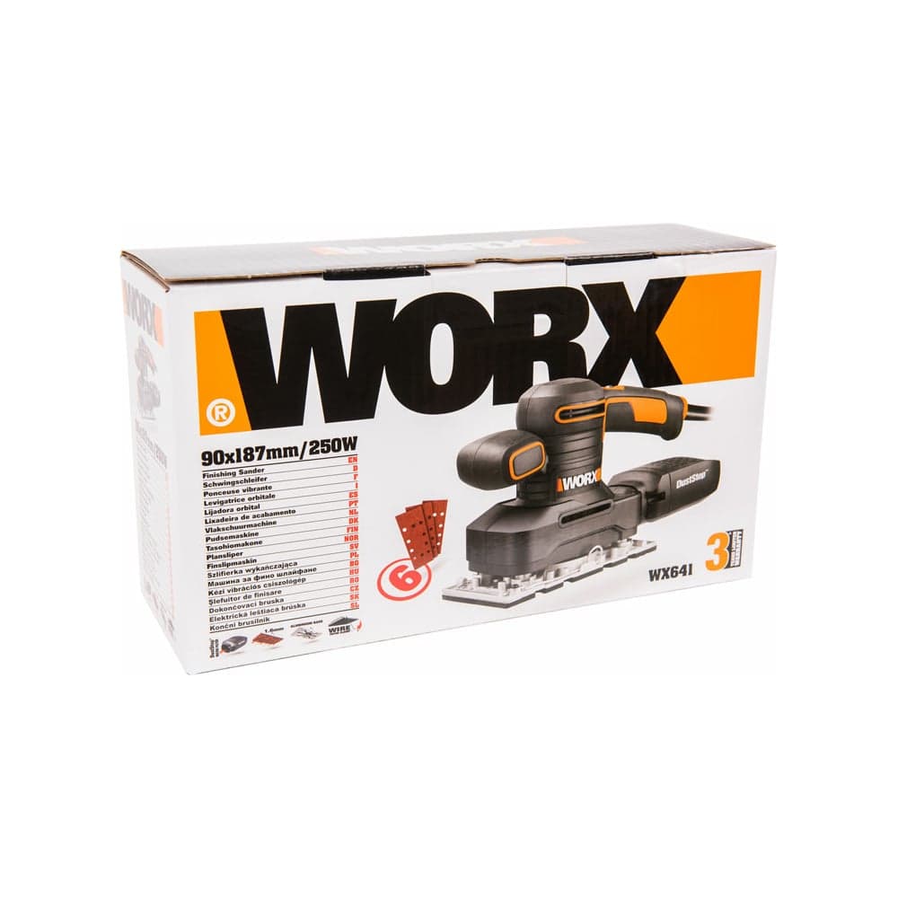 Электрическая виброшлифмашина WORX 250Вт WX641 — фото 9