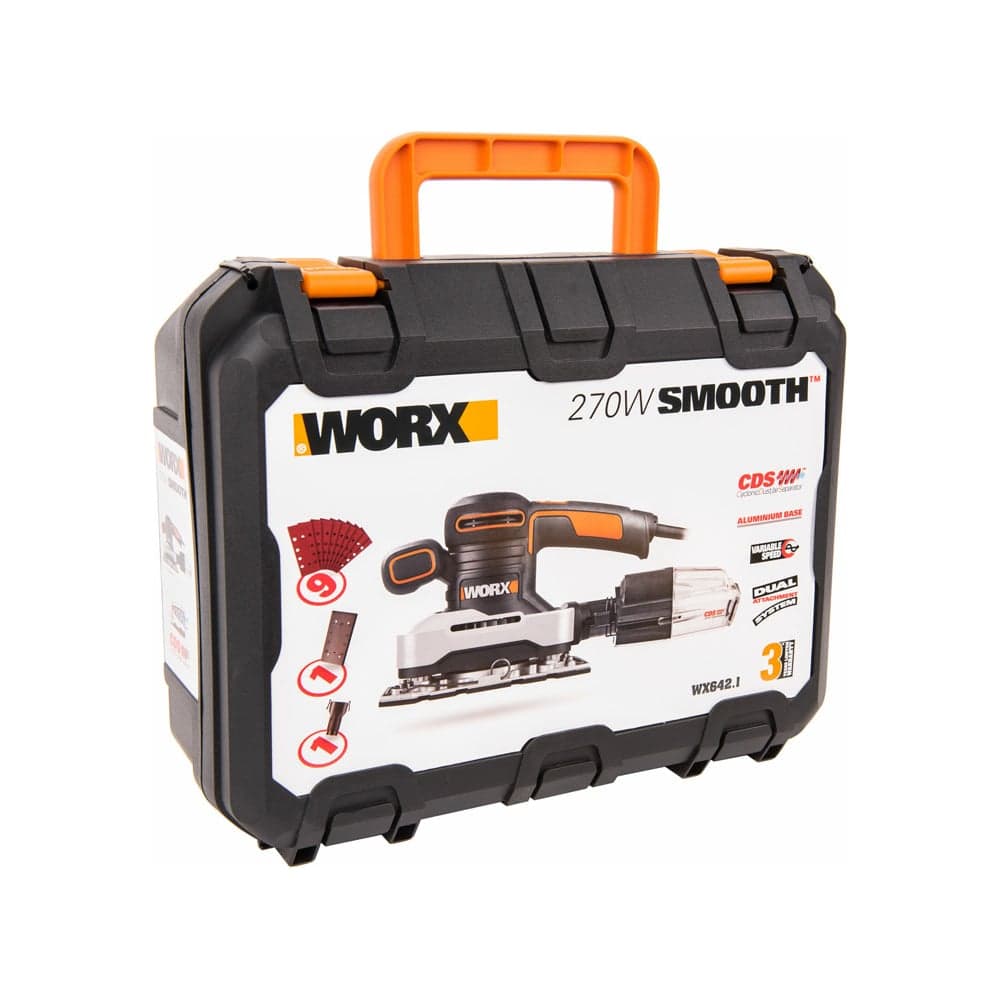 Электрическая виброшлифмашина WORX 270 Вт WX642.1 — фото 10