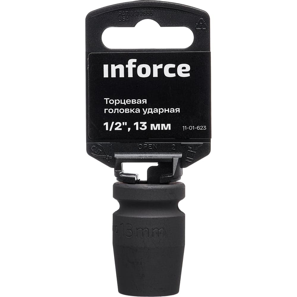 Торцевая головка ударная (13 мм; 1/2DR) INFORCE 11-01-623 — фото 5