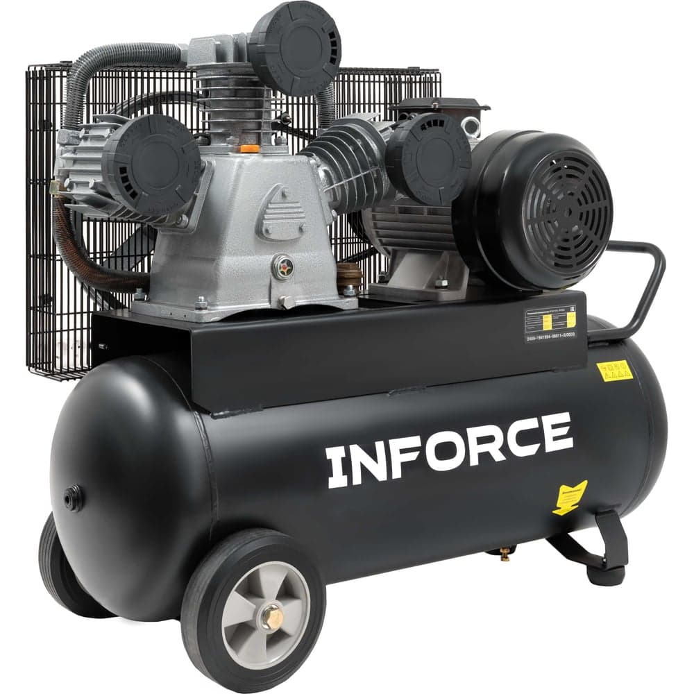 Ременной компрессор Inforce (100 л; 10 бар; 950 л/мин) IBCW-100L-3P/950 — фото 5