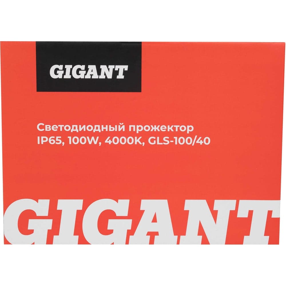 Светодиодный прожектор IP65 100W 4000K Gigant GLS-100/40 — фото 9