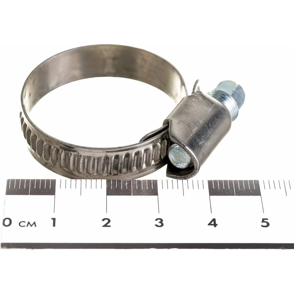 Червячный хомут нерж Gigant 20-32 мм/9 W2, 25 шт G/1/44 — фото 4