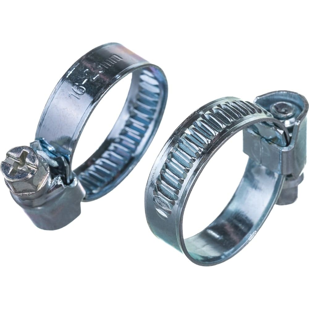 Червячный хомут оцинк Gigant 16-25 мм/9 W1, 25 шт G/1/28 — фото 2