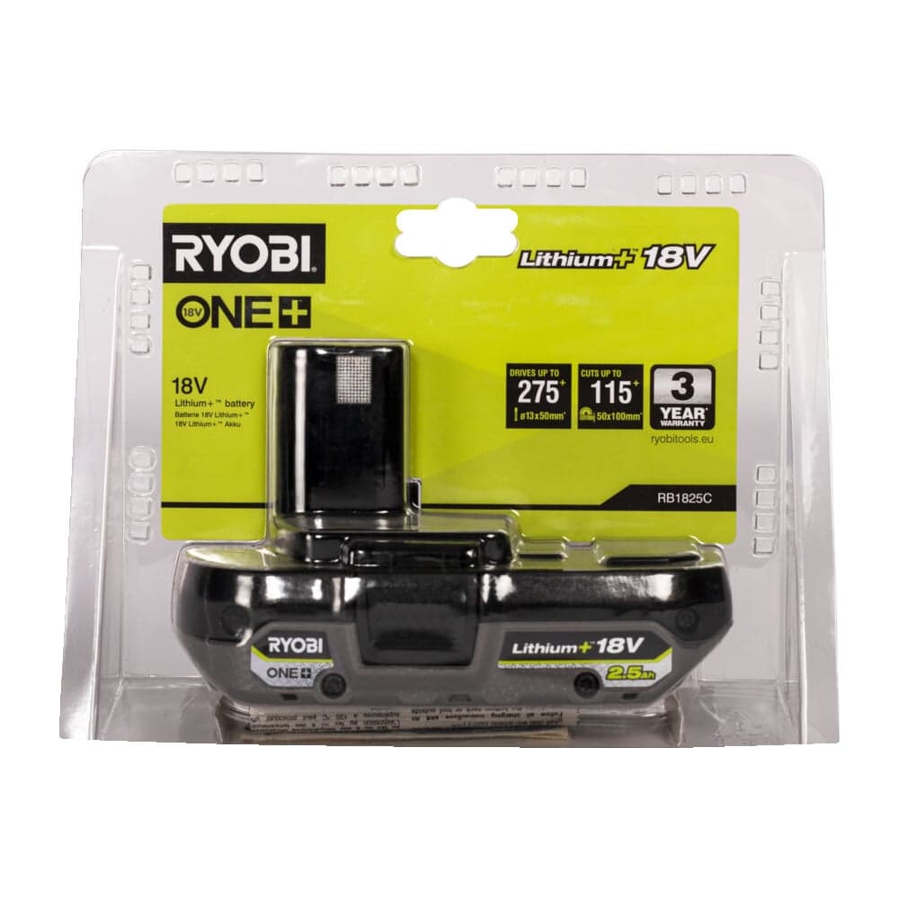 Аккумулятор RB1825C ONE+ 18В, 2.5Ач Ryobi 5133005516 — фото 5