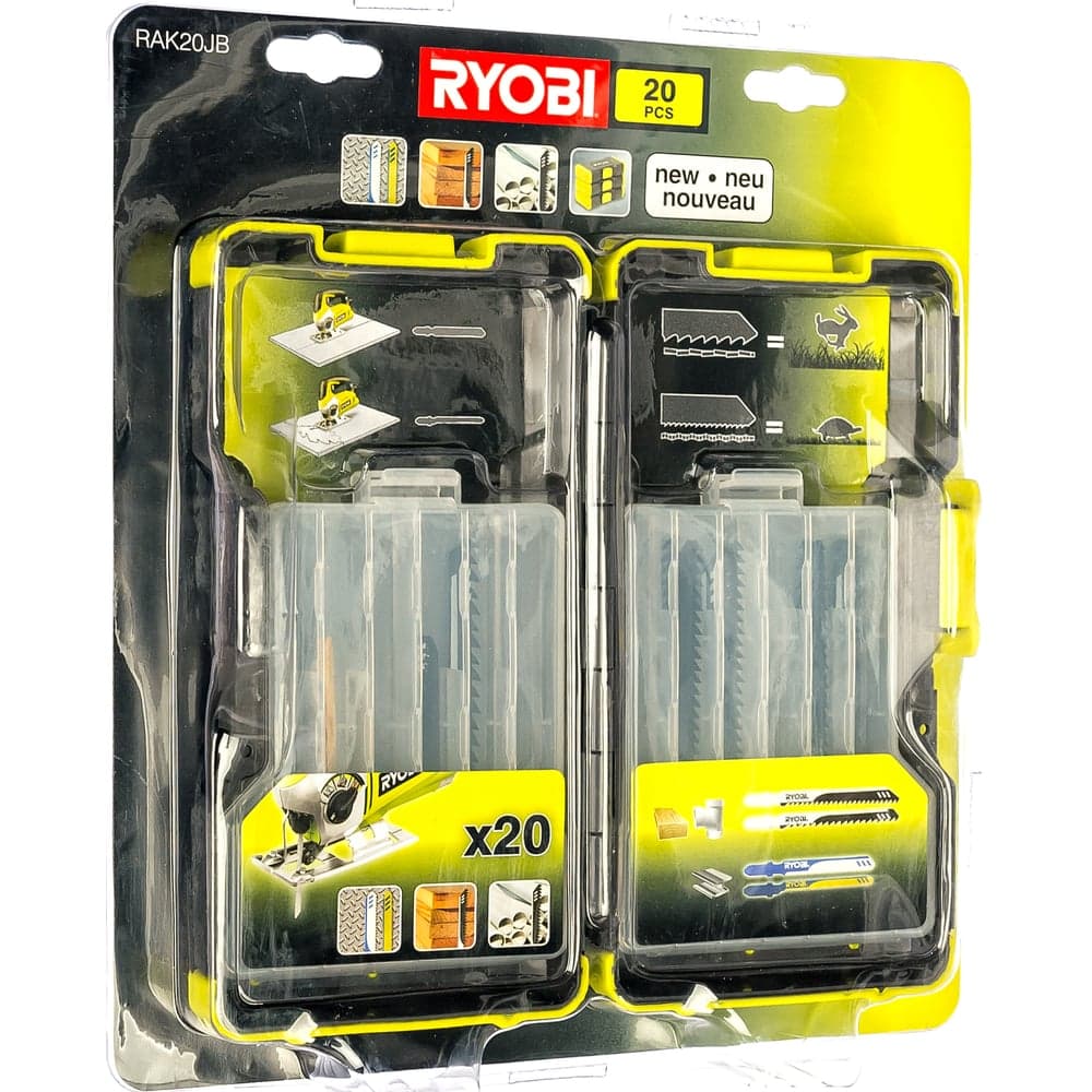 Набор пилок (20 шт.) для лобзика RAK20JB Ryobi 5132002261 — фото 4