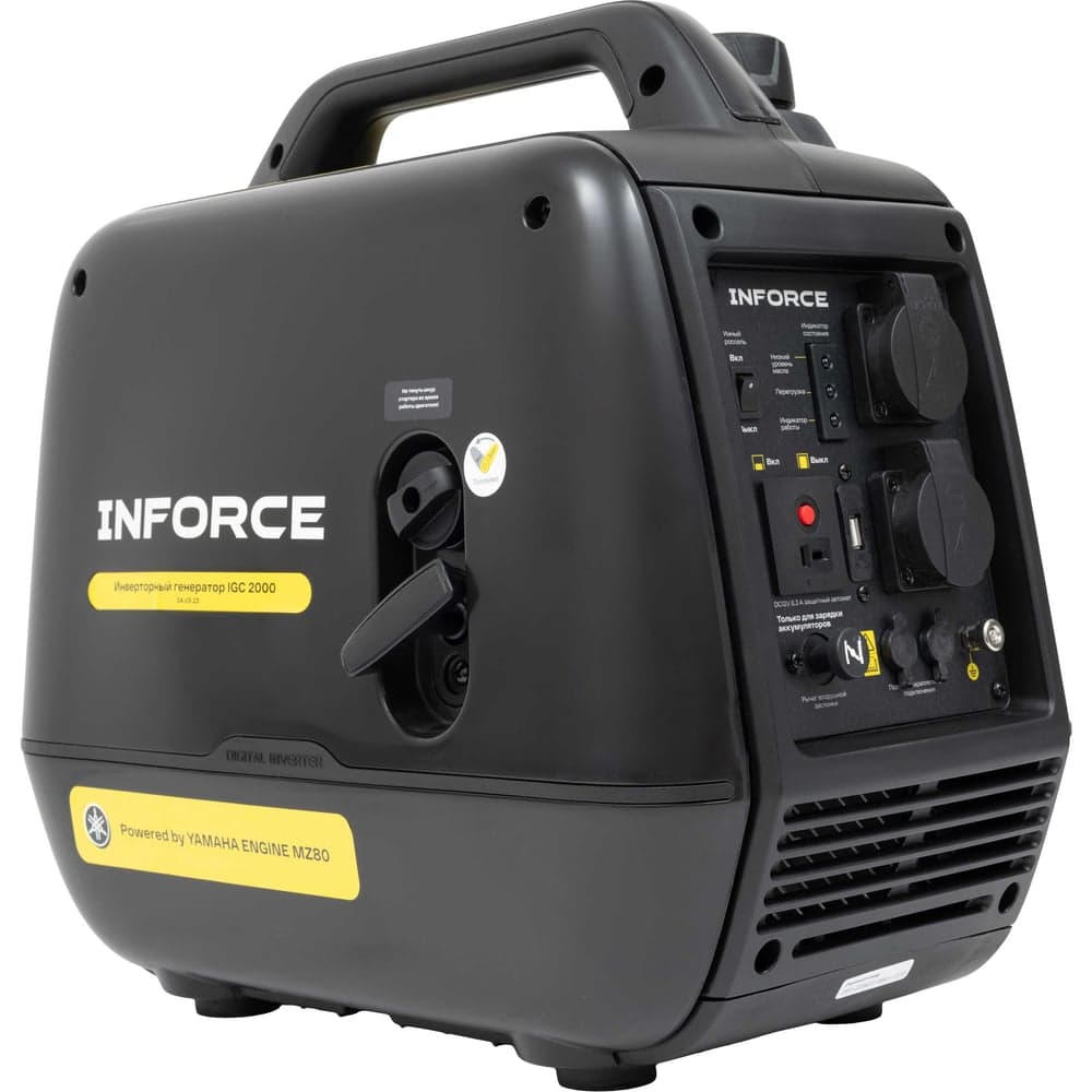 Инверторный генератор Inforce (Yamaha Engine; 2 кВт; USB; тихий) IGC 2000 04-03-23 — фото 6
