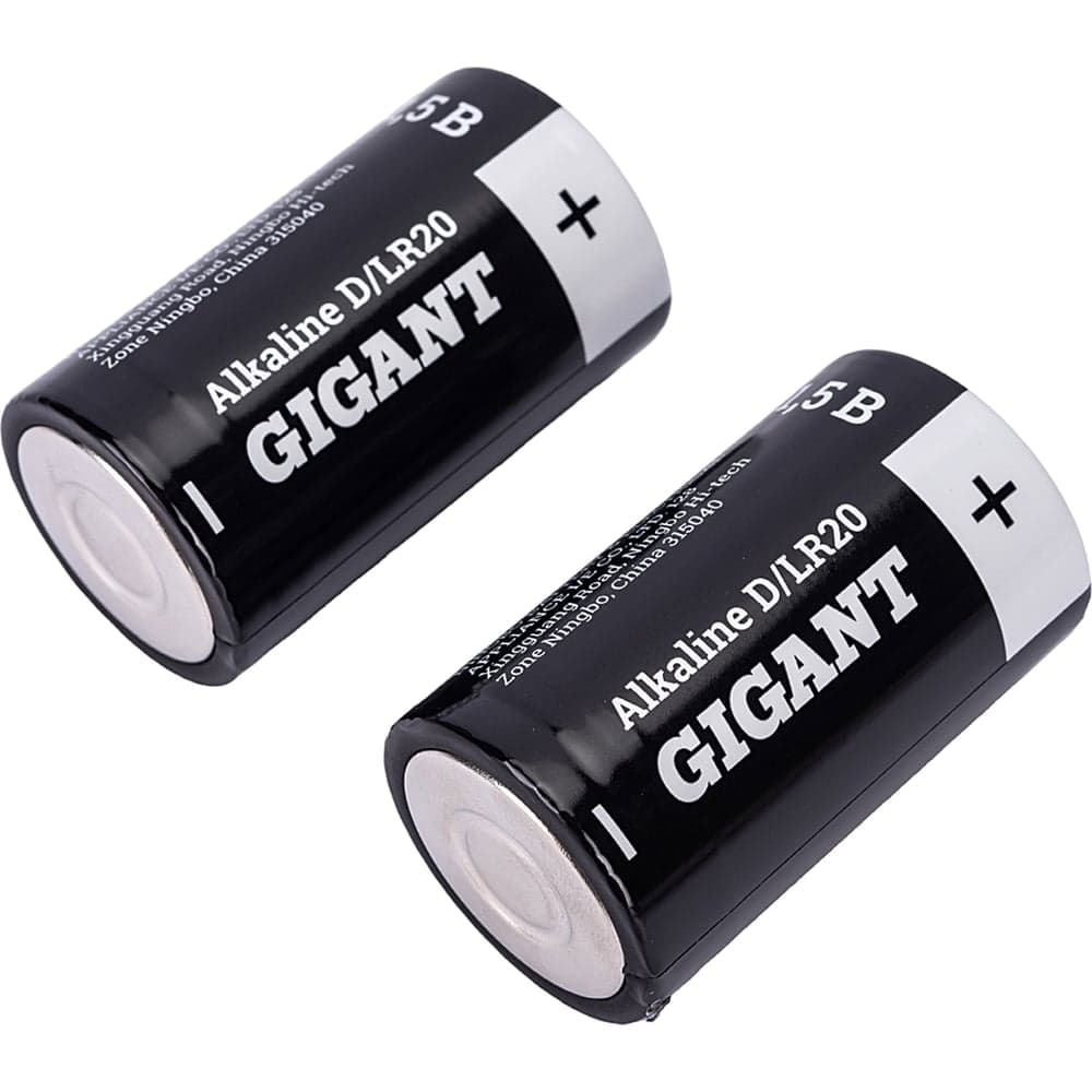Батарейка Gigant Alkaline D/LR20 блистер 2 шт. GBA-D-2 — фото 5