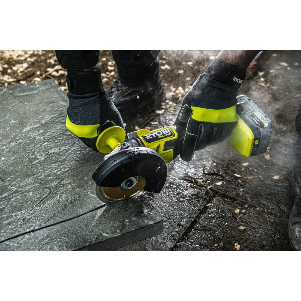 Бесщеточная углошлифмашина Ryobi ONE+ RAG18X-0 5133005011 — фото 7