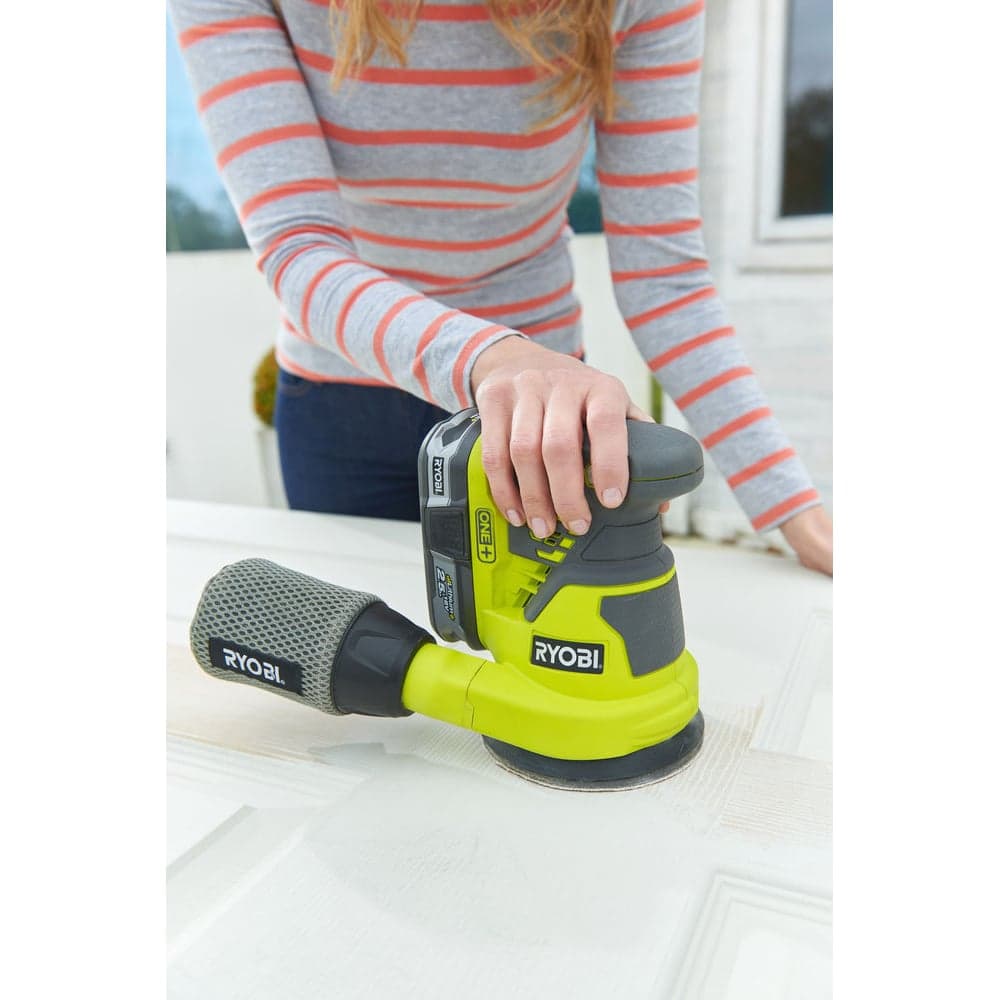 Эксцентриковая шлифмашина Ryobi ONE+ R18ROS-0 5133002471 — фото 3