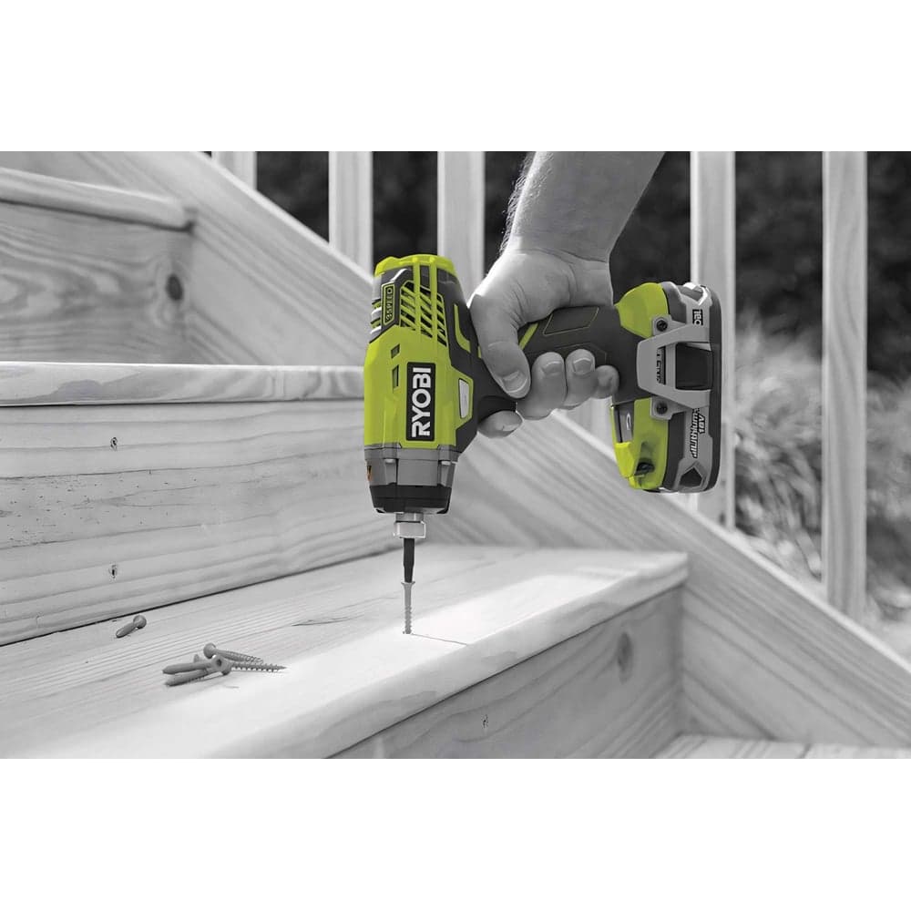 Импульсный винтовёрт Ryobi ONE+ R18iD3-0 без аккумулятора в комплекте 5133002613 — фото 25