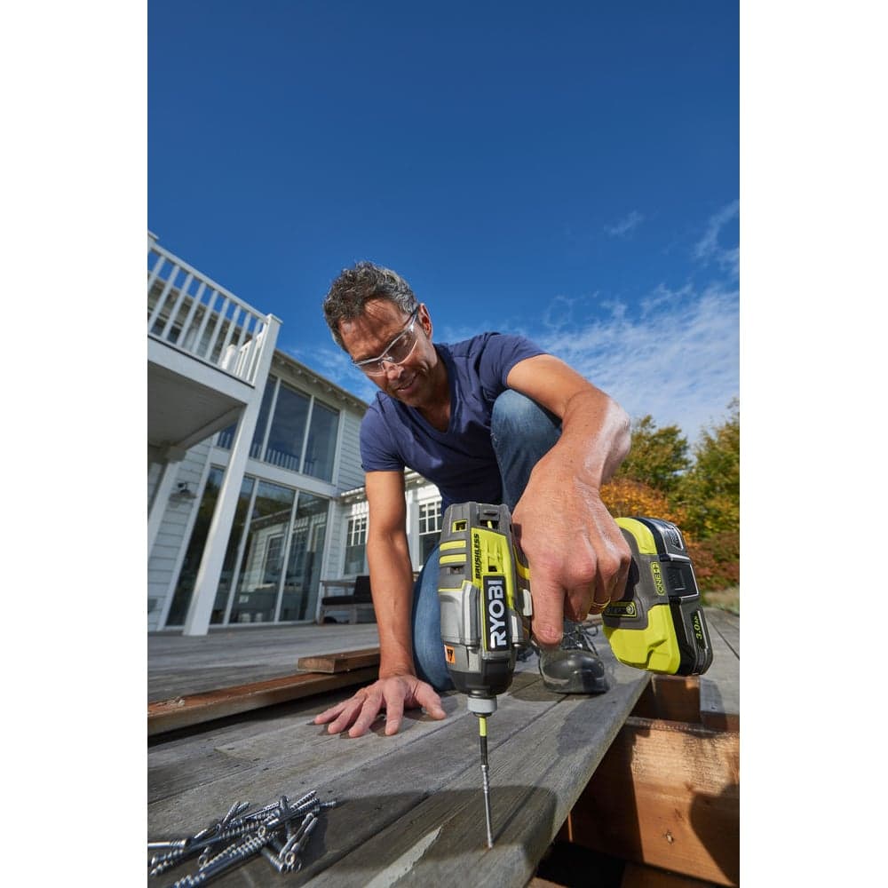 Импульсный бесщеточный винтоверт Ryobi ONE+ R18IDBL-0 без аккумулятора в комплекте 5133002662 — фото 7