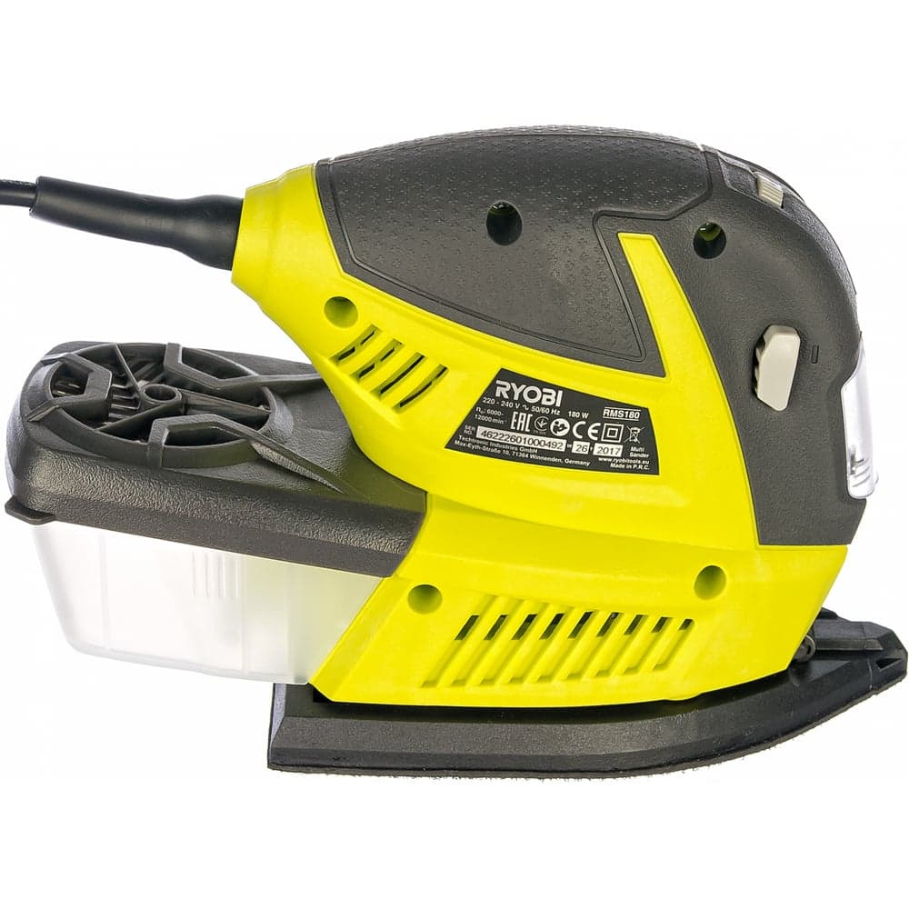 Универсальная шлифмашина Ryobi + 30 шлифлистов RMS180-SA30 5133002910 — фото 8
