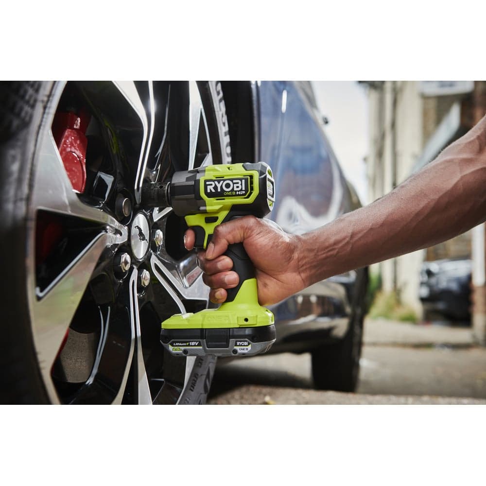 Ударный бесщеточный гайковерт Ryobi 18В RIW18C-0 5133005898 — фото 13