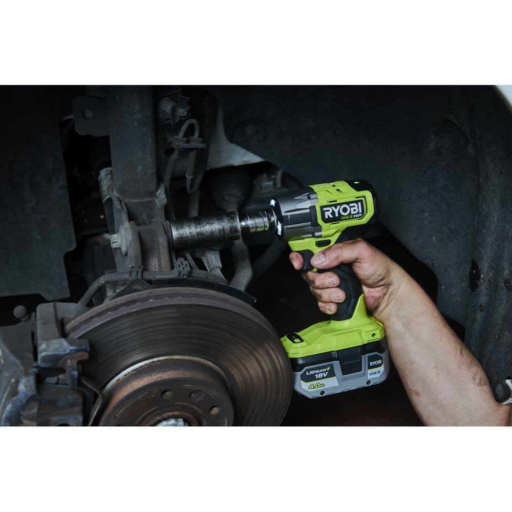 Ударный бесщеточный гайковерт Ryobi 18В RIW18C-0 5133005898 — фото 15