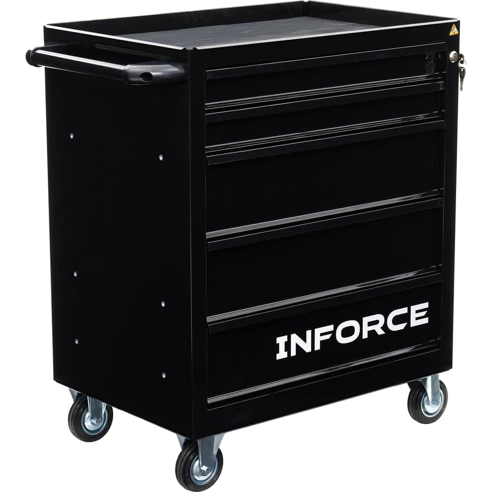 Инструментальная тележка Inforce 5 ящиков, габариты без упаковки 745х465х825мм 06-01-14 — фото 2